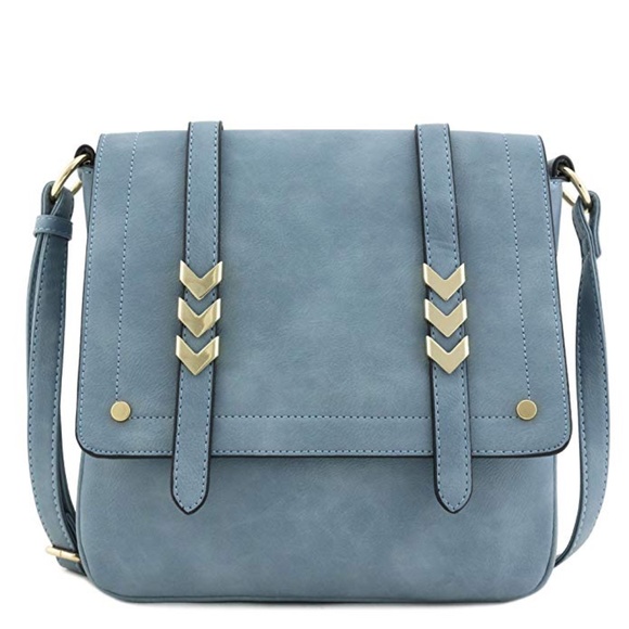 Large Flapover Crossbody Bag - Picture 2 of 3